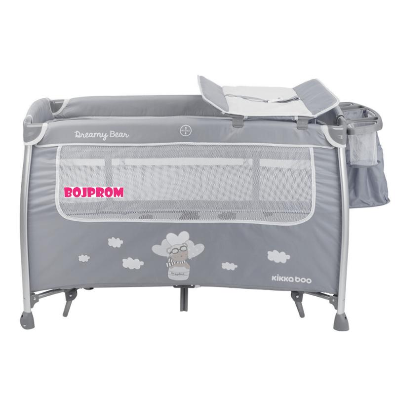 KIKKA BOO VIKEND KREVET DREAMY BEAR GREY 31003010087 
