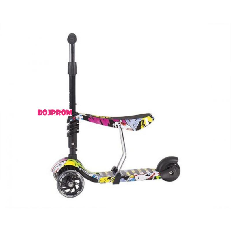 KIKKA BOO TROTINET RIDE AND SKATE TRAIN 31006010023 