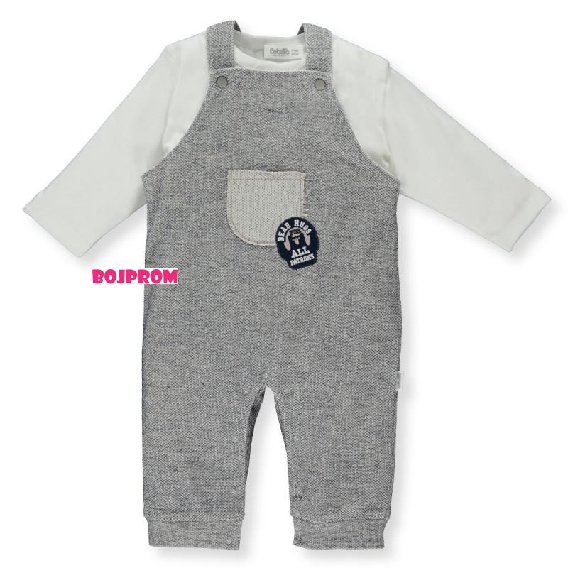 Bebetto BEBI KOMPLET K4104 GREY 