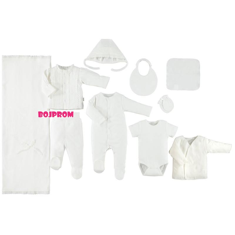 BEBETTO BEBI SET Z854 ECRU 0-3M/62CM 