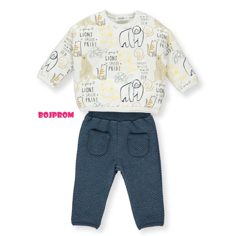 Bebetto KOMPLET K4135 NAVY BLUE 