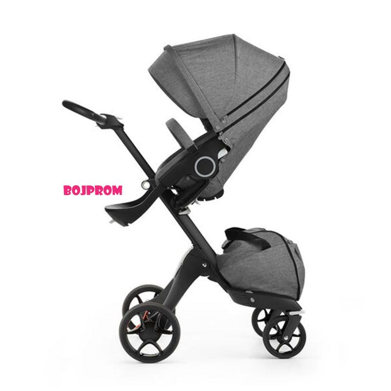 STOKKE XPLORY KOLICA BLACK MELANGE 582602 