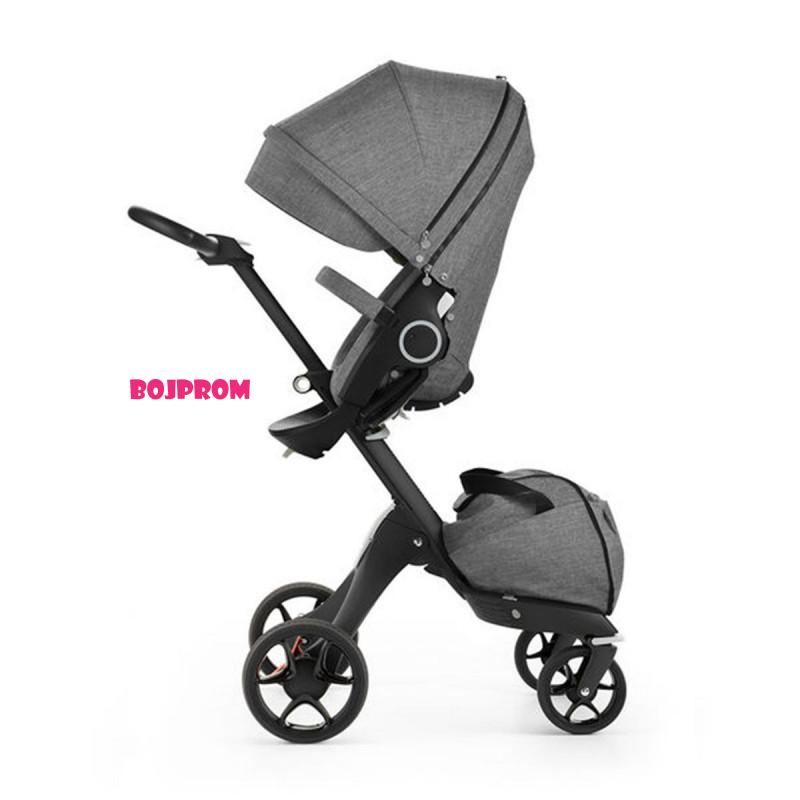 STOKKE XPLORY KOLICA BLACK MELANGE 582602 