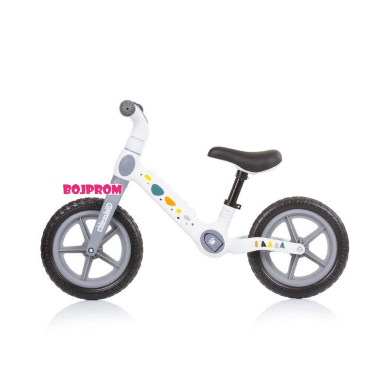 CHIPOLINO BALANS BICIKL DINO WHITE-GREY DIKDI02304WG 