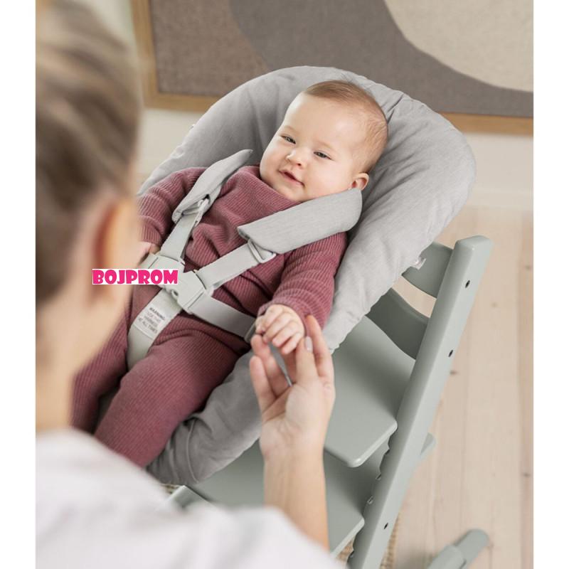 STOKKE STOLICA ZA HRANJENJE TRIPP TRAPP GLACIER GREEN 100139 