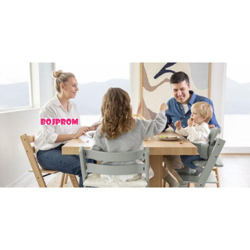 STOKKE STOLICA ZA HRANJENJE TRIPP TRAPP GLACIER GREEN 100139 