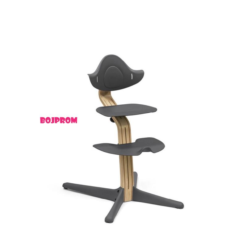 STOKKE STOKKE STOLICA ZA HRANJENJE NOMI OAK ANTHRACITE 626604 
