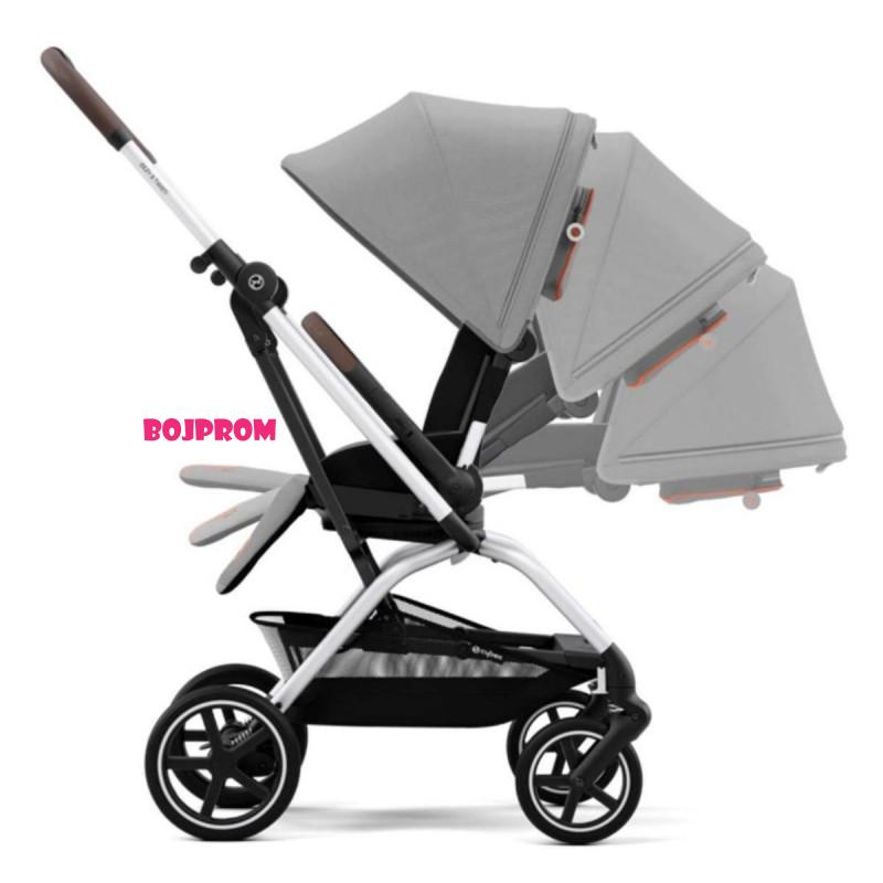 CYBEX KOLICA EAZY S TWIST + 2 SLV B LAVA GREY MID GREY 522001097 