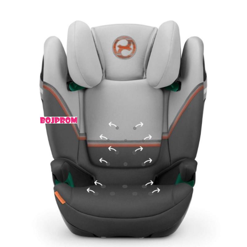 CYBEX AUTOSJEDALICA SOLUTION S2 I-FIX LAVA GREY MID GREY 522002264 