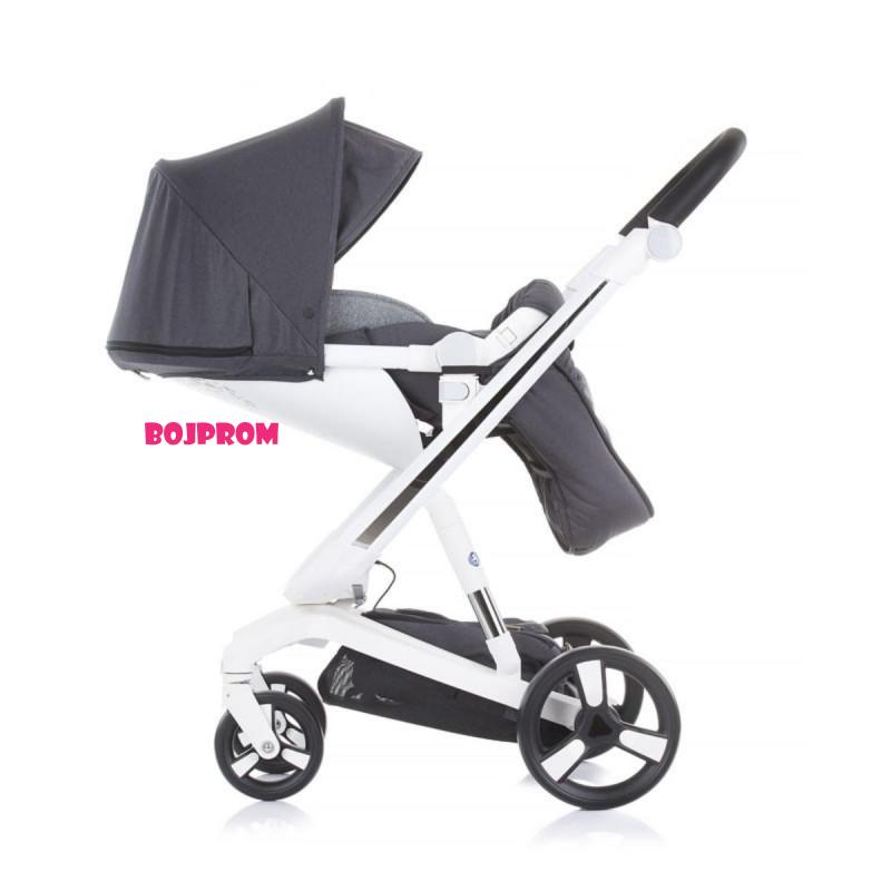 CHIPOLINO KOLICA ELECTRA WHITE FRAME-SILVER KKEL0211WSL 
