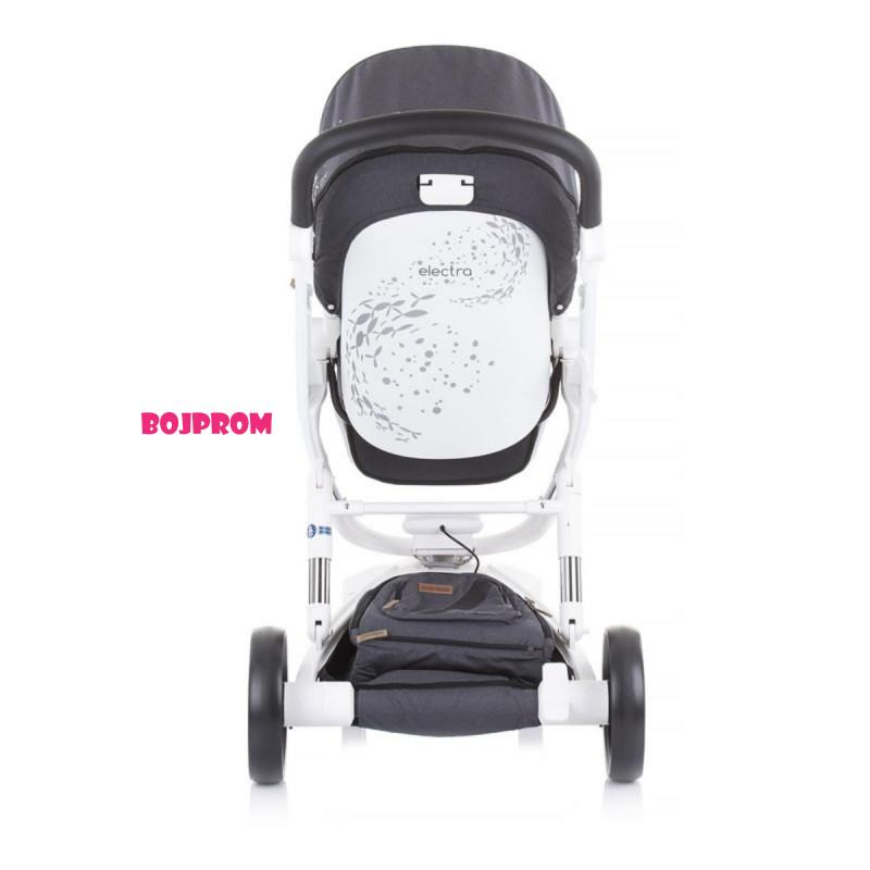CHIPOLINO KOLICA ELECTRA WHITE FRAME-SILVER KKEL0211WSL 