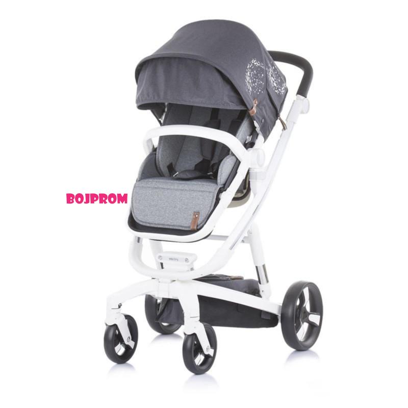 CHIPOLINO KOLICA ELECTRA WHITE FRAME-SILVER KKEL0211WSL 
