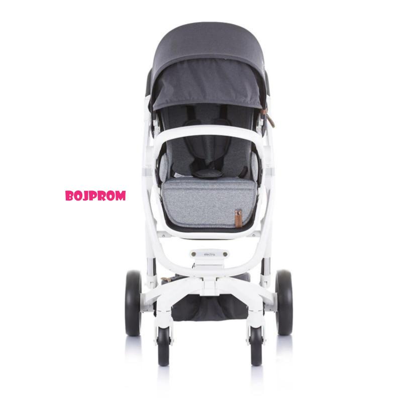 CHIPOLINO KOLICA ELECTRA WHITE FRAME-SILVER KKEL0211WSL 