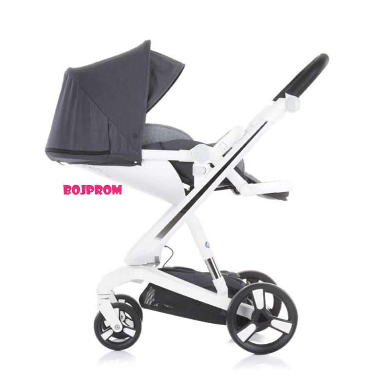 CHIPOLINO KOLICA ELECTRA WHITE FRAME-SILVER KKEL0211WSL 