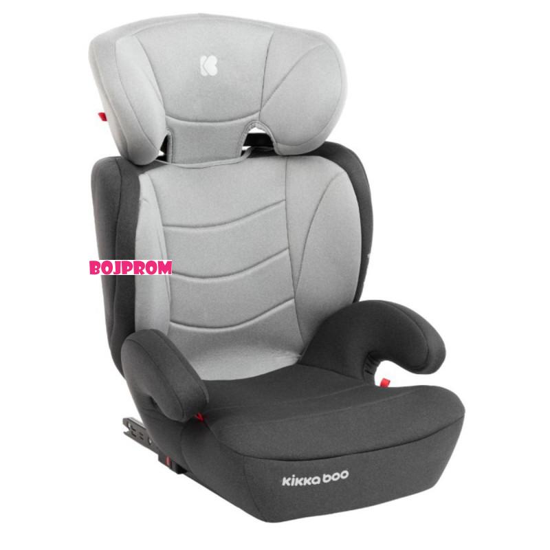 KIKKA BOO AUTO SJEDISTE AMARO LIGHT GREY 31002090031 