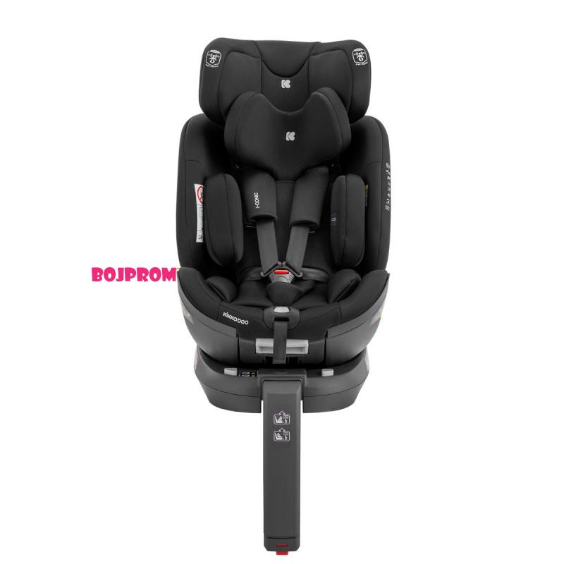 KIKKA BOO AUTO SJEDISTE I-CONIC I-SIZE BLACK 31002100011 
