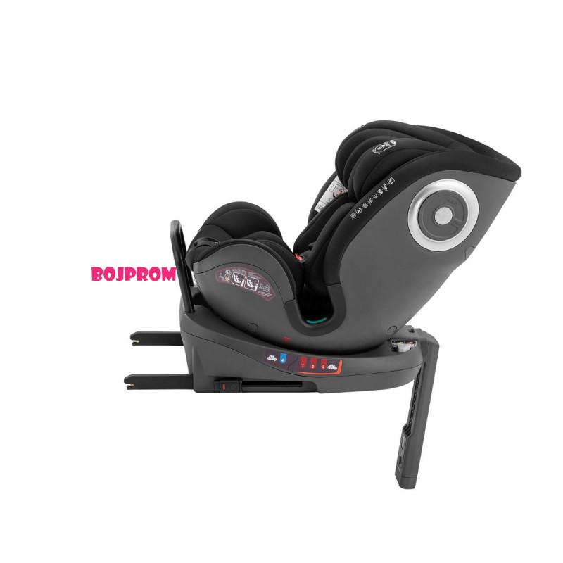 KIKKA BOO AUTO SJEDISTE I-CONIC I-SIZE BLACK 31002100011 
