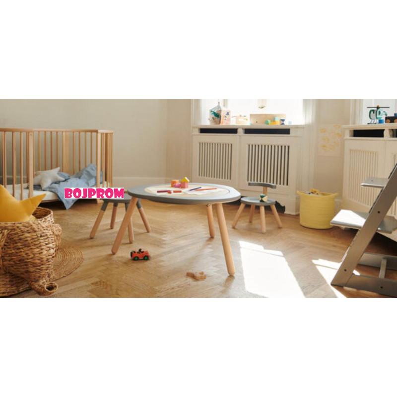 STOKKE DJECIJI STO MU TABLE GREY 627002 