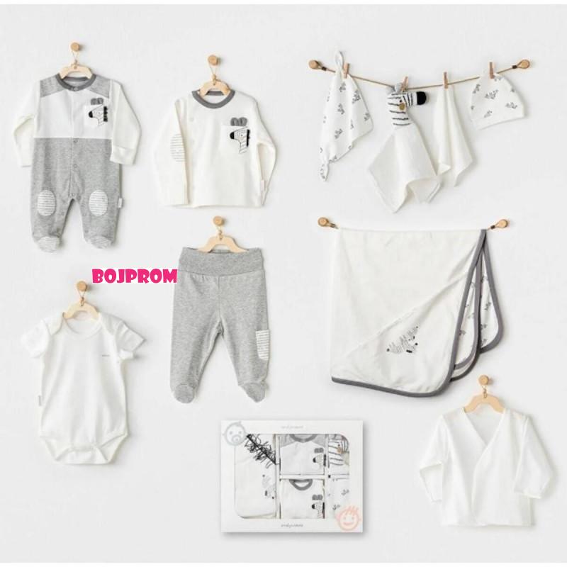 ANDYWAWA BEBI SET ZA IZNOSENJE AC24181 ZEBRA 10 DIJELOVA 