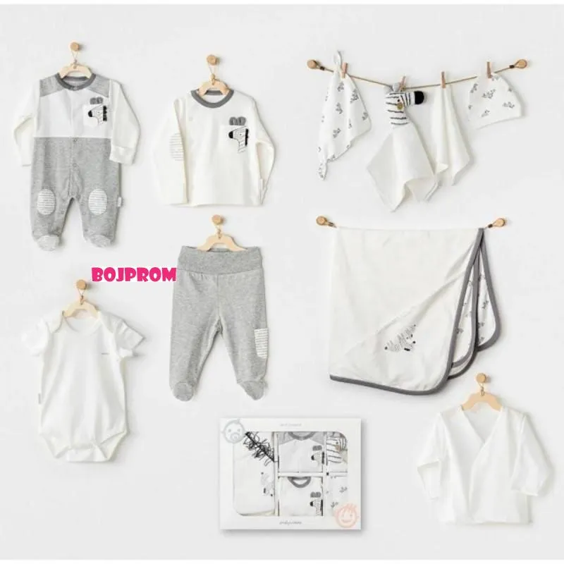 ANDYWAWA BEBI SET ZA IZNOSENJE AC24181 ZEBRA 10 DIJELOVA 