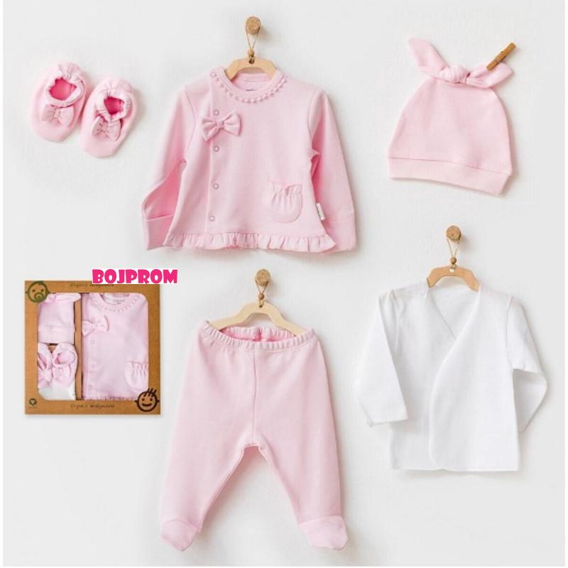 ANDYWAWA BEBI SET ZA IZNOSENJE AC24310 NATURA WAWA ORGANIC GOTS 5 DIJELOVA 