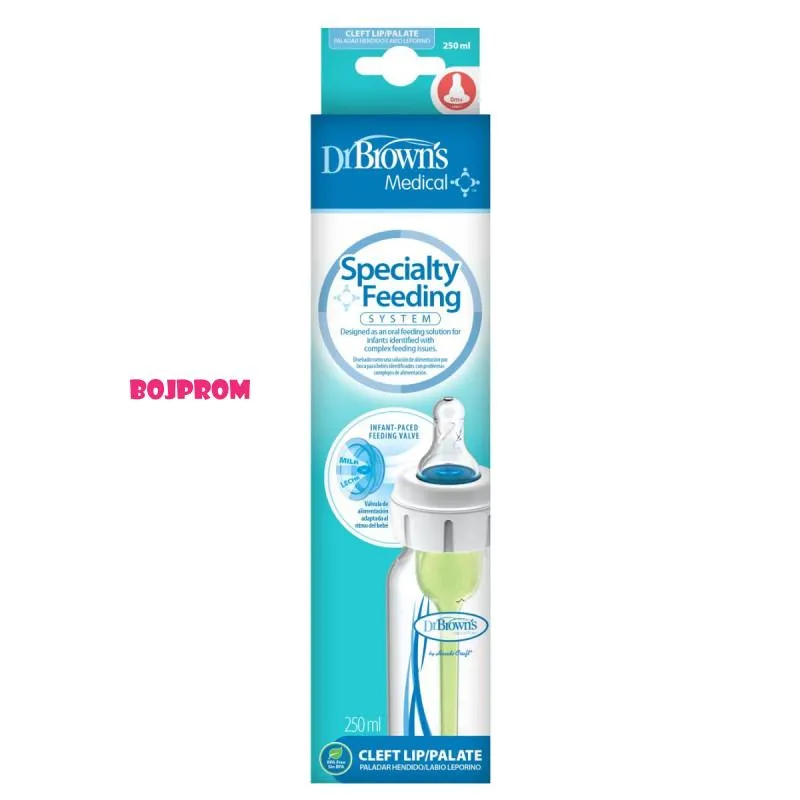 DR BROWNS PLASTICNA STANDARD FLASICA 250ML SA RASCJEPOM NEPCA SB815-MED 
