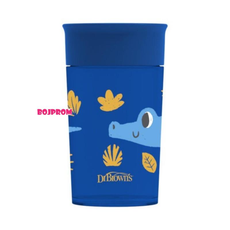 DR BROWNS SOLJA 360 STEPENI NO SPILL 300ML PLAVA TC01094 