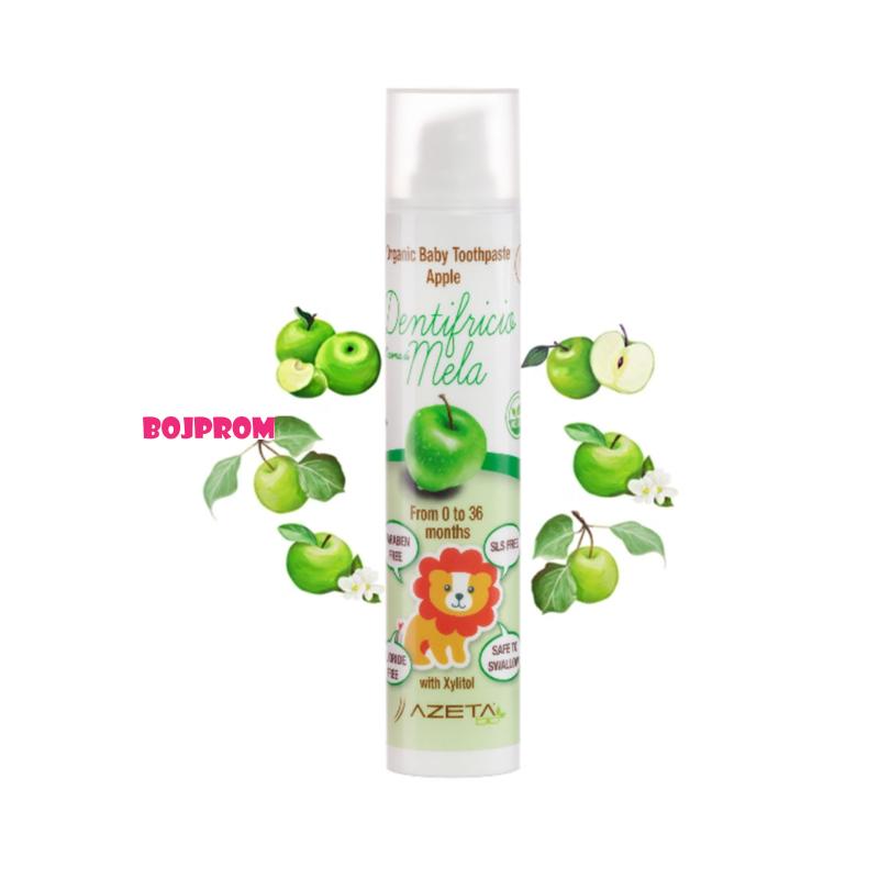 AZETA BIO ORGANSKA PASTA ZA ZUBE 0-36 JABUKA 50ML AB043 