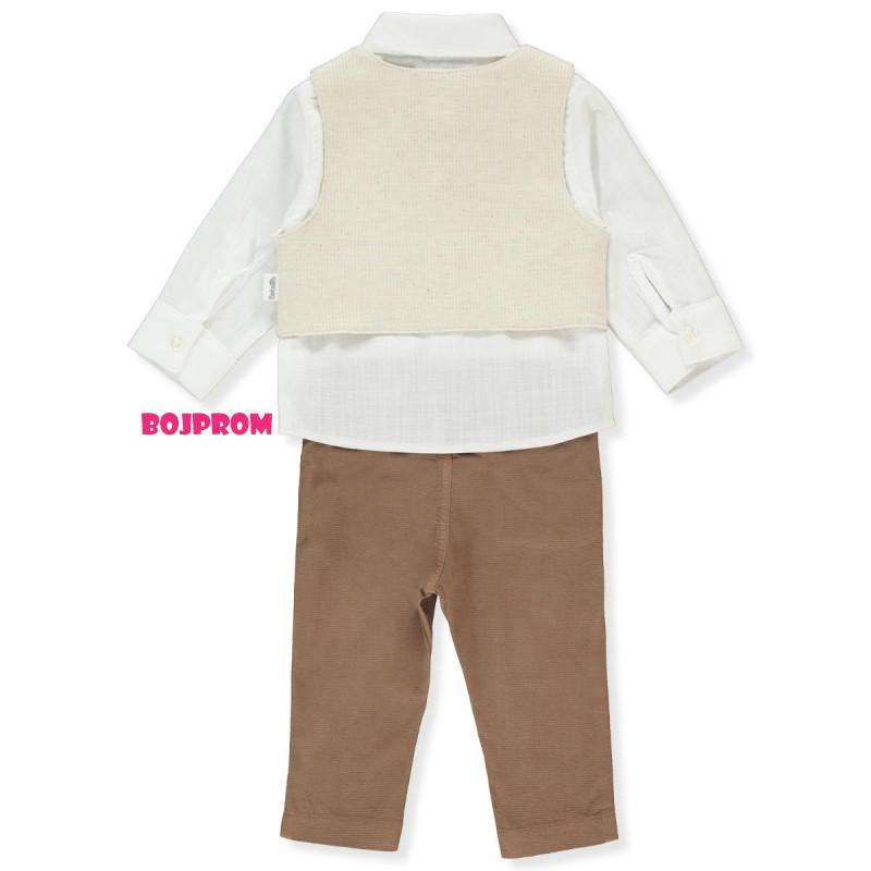 BEBETTO BEBI KOMPLET K4409 BROWN 24-36M/98CM 