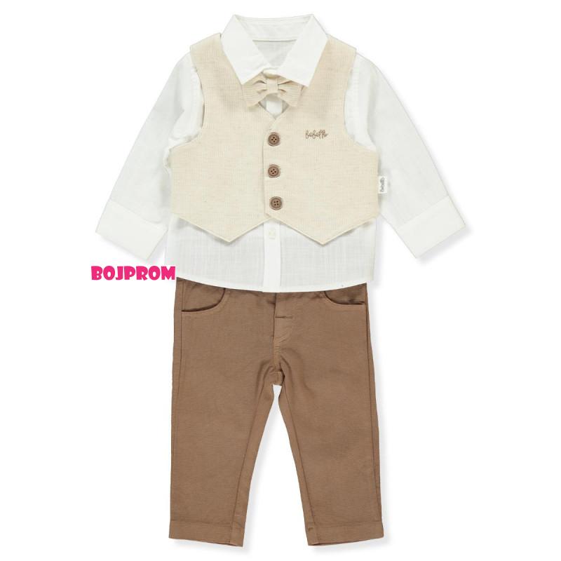 BEBETTO BEBI KOMPLET K4409 BROWN 24-36M/98CM 