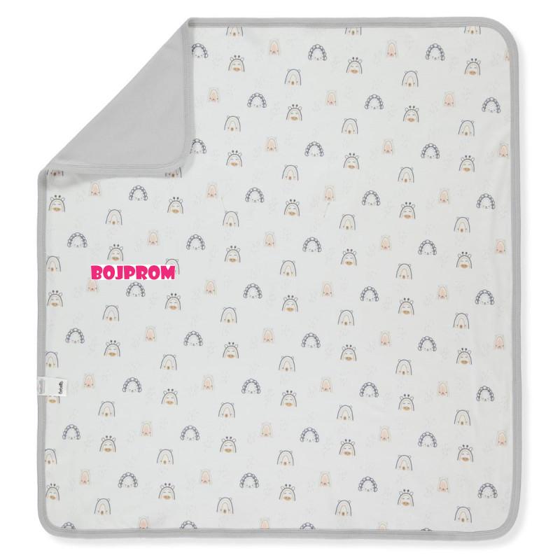 BEBETTO BEBI PREKRIVAC B812 GREY 80X85CM 