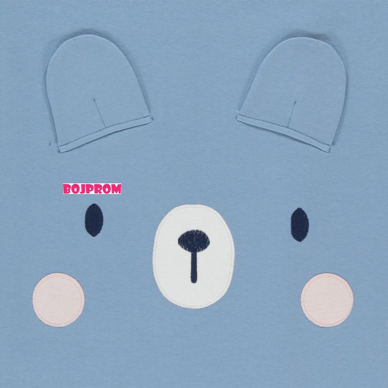 BEBETTO BEBI PREKRIVAC B812 BLUE 80X85CM 