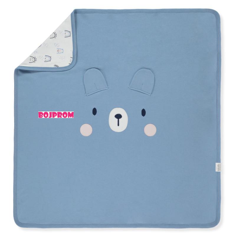 BEBETTO BEBI PREKRIVAC B812 BLUE 80X85CM 