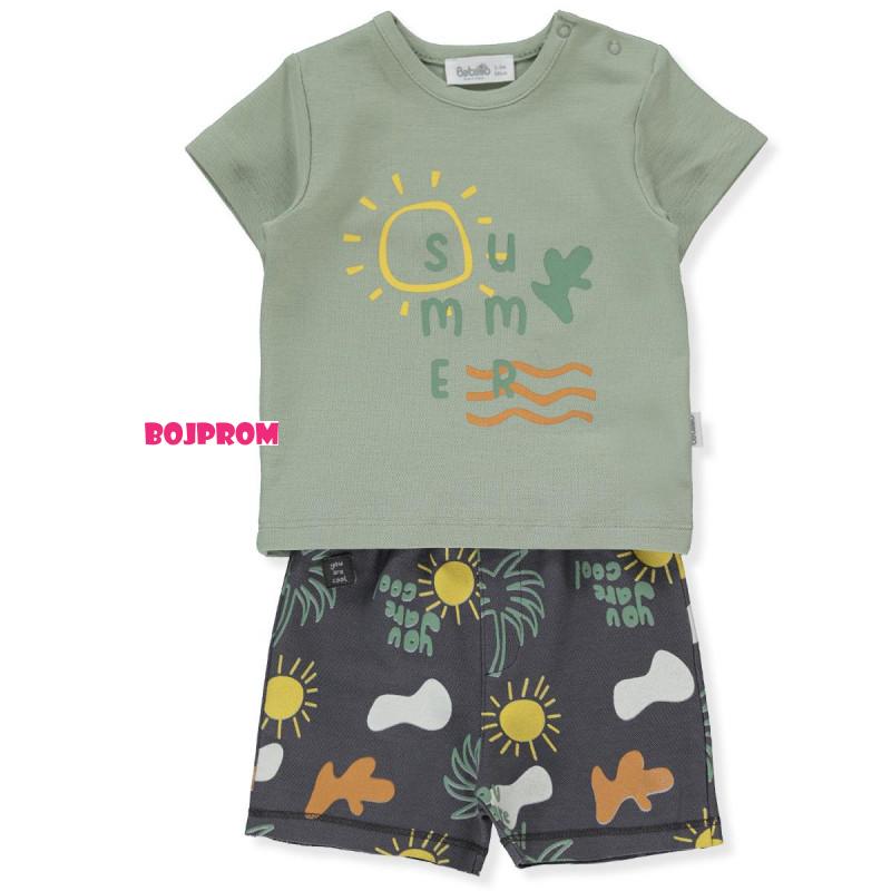 BEBETTO BEBI KOMPLET K4298 GREEN 12-18M/86CM 