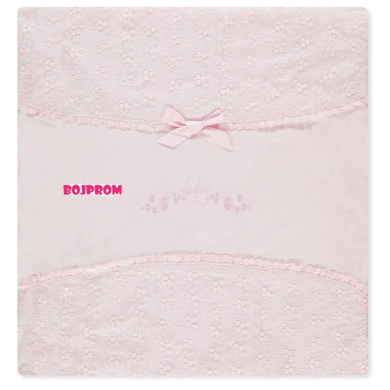 BEBETTO BEBI PREKRIVAC B816 PINK 85X85CM 
