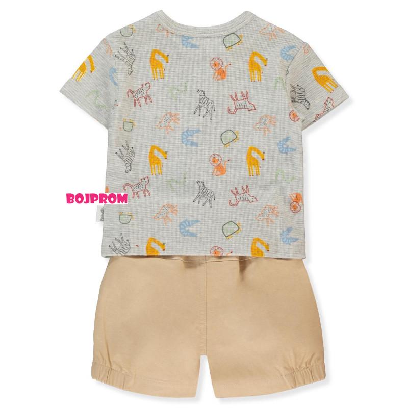BEBETTO BEBI KOMPLET K4426 BEIGE 12-18M/86CM 