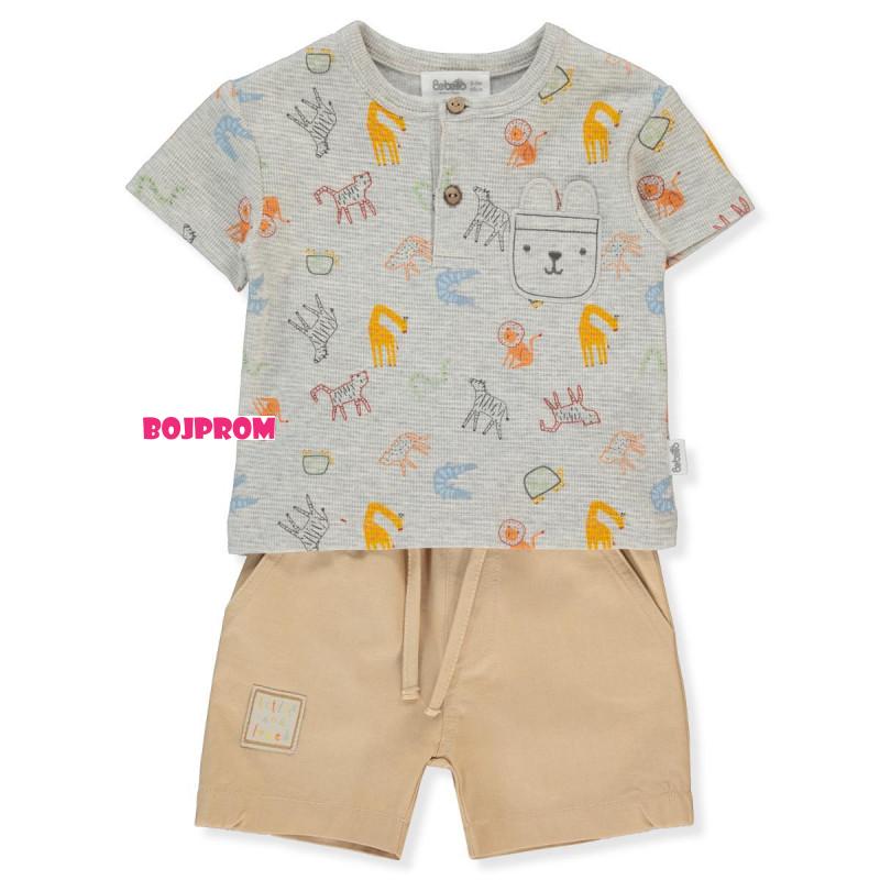BEBETTO BEBI KOMPLET K4426 BEIGE 12-18M/86CM 