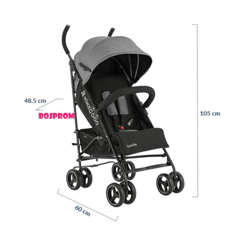 KIKKA BOO KOLICA BEETLE BLACK 2023 310010320172 