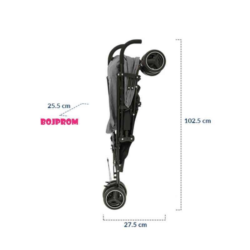 KIKKA BOO KOLICA BEETLE BLACK 2023 310010320172 