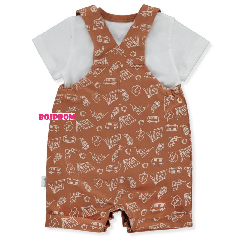 BEBETTO BEBI KOMPLET K4262 BROWN 12-18M/86CM 