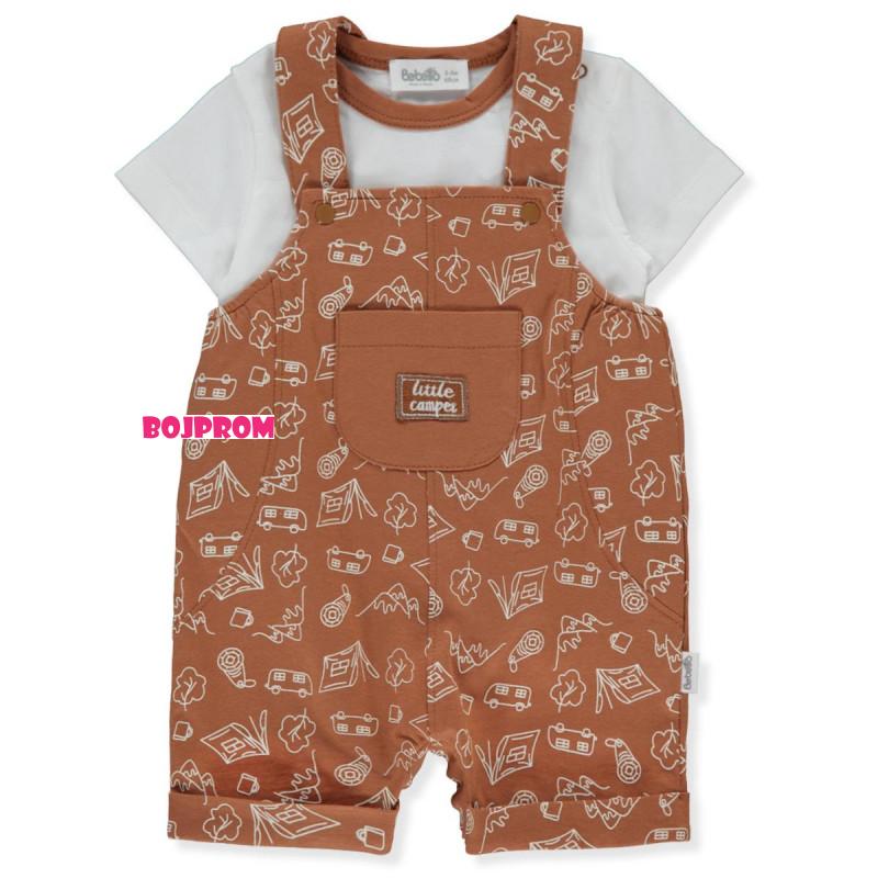 BEBETTO BEBI KOMPLET K4262 BROWN 12-18M/86CM 