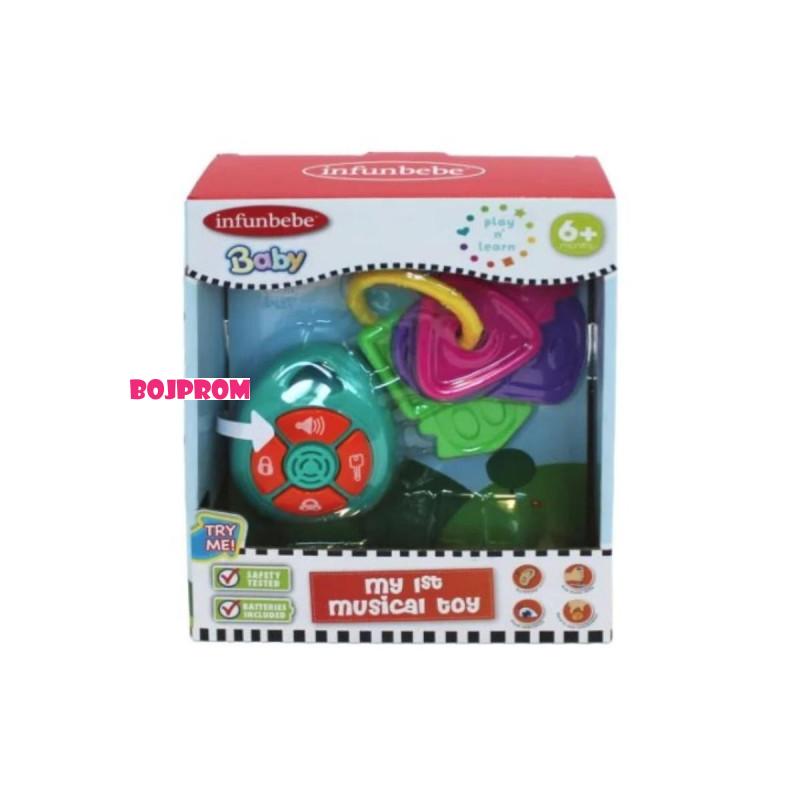 INFUNBEBE INFUNBEBE IGRACKA ZA BEBE GLODALICA KLJUCEVI 6M+ LS010 