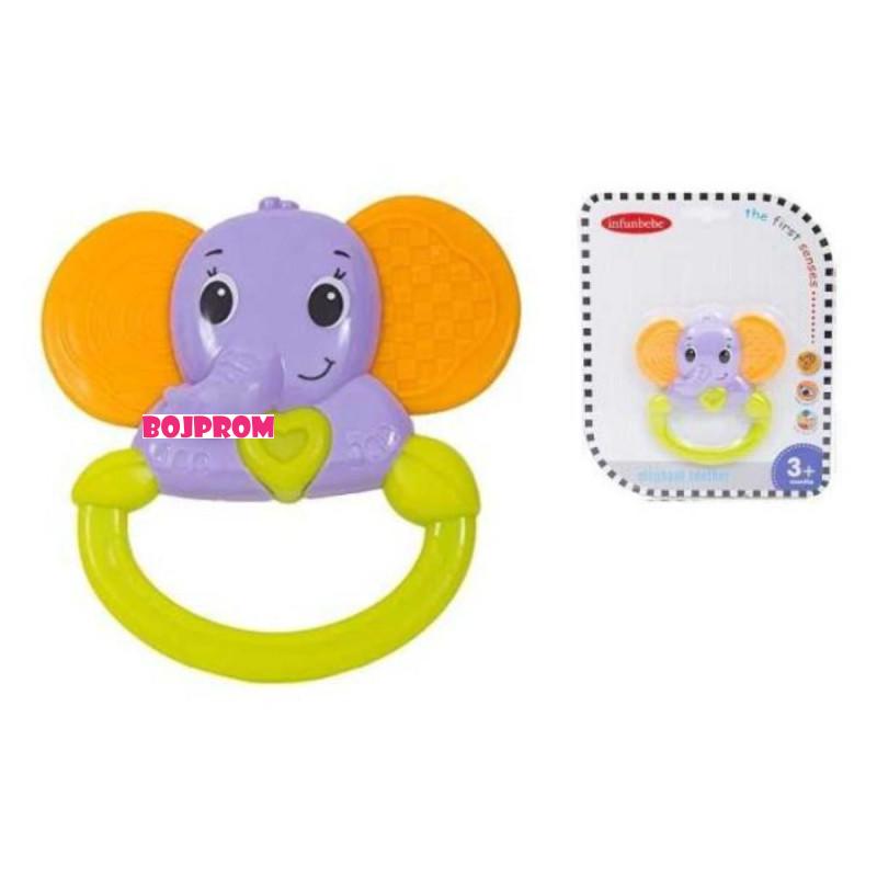 INFUNBEBE INFUNBEBE IGRACKA ZA BEBE ZVECKA/GLODALICA 3M+ SLON A6818 