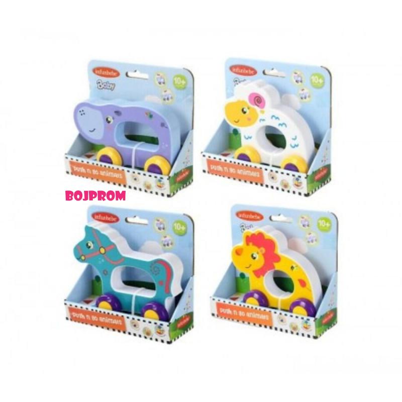 INFUNBEBE INFUNBEBE IGRACKA ZIVOTINJE PUSH&GO VISE VRSTA 10M+ PLA66 