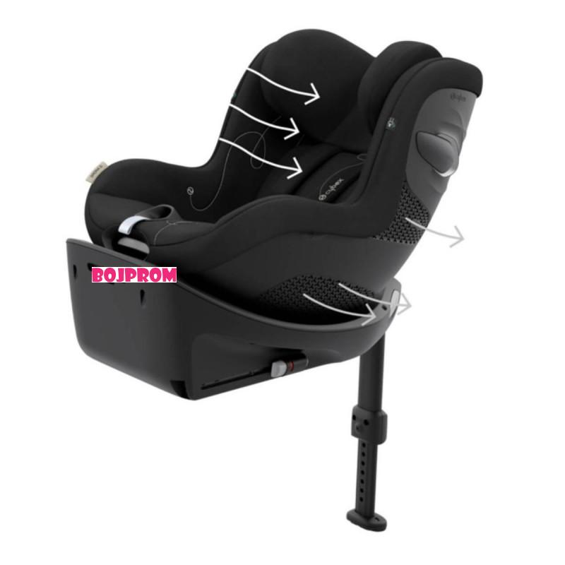 CYBEX AUTOSJEDALICA SIRONA G I-SIZE MOON BLACK BLACK 523001203 