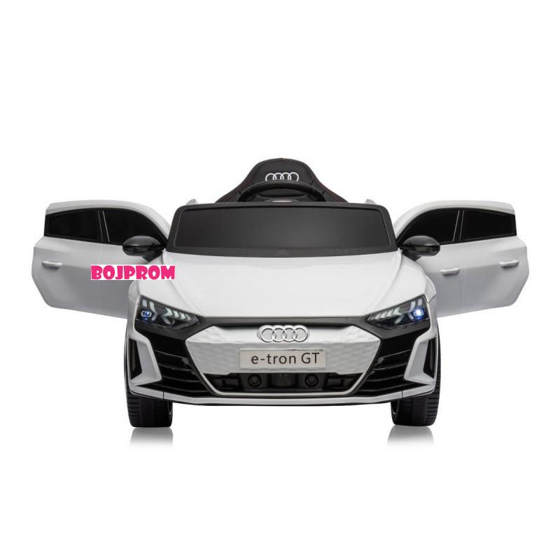 CHIPOLINO AUTO NA AKUMULATOR AUDI E-TRON WHITE, LEATHER SEAT ELKAUETR23W 