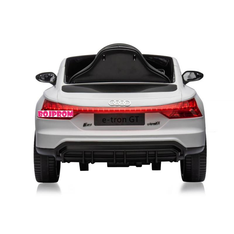 CHIPOLINO AUTO NA AKUMULATOR AUDI E-TRON WHITE, LEATHER SEAT ELKAUETR23W 