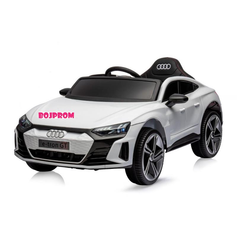 CHIPOLINO AUTO NA AKUMULATOR AUDI E-TRON WHITE, LEATHER SEAT ELKAUETR23W 