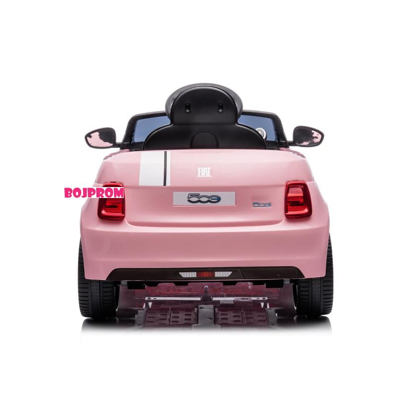 CHIPOLINO AUTO NA AKUMULATOR FIAT 500 PINK ELKFIAT23PI 