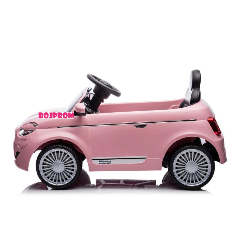 CHIPOLINO AUTO NA AKUMULATOR FIAT 500 PINK ELKFIAT23PI 